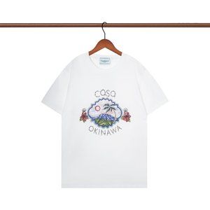 Casablanca Men's Cotton Printed Short Sleeve T-Shirt